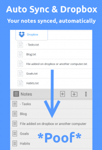 TextFile App - Notes Text Editor - Auto Sync Dropbox